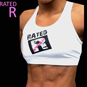 RATED-R スポーツブラ R-White Model 白