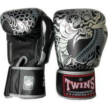 TWINS ボクシング グローブ 本革 Dragon Model 黒シルバー 